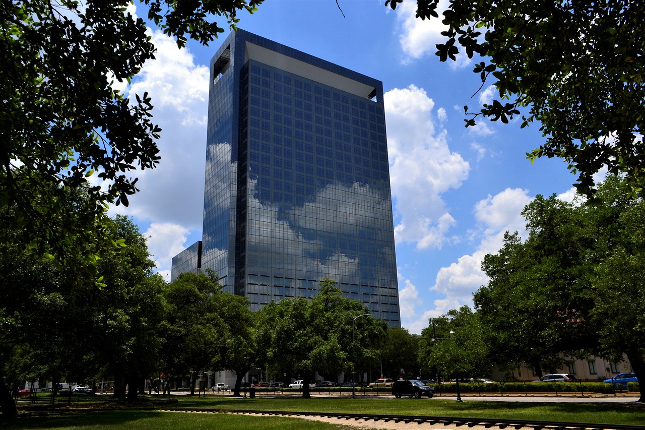 Hospital towers in the Texas Medical Center